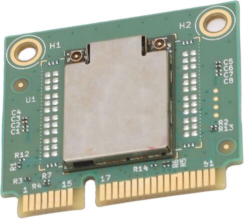بطاقة Mini PCI E WiFi 7، محول الشبكة اللاسلكية MT7925 3 Band 5400Mbps مع موصلات مزدوجة، لأجهزة الكمبيوتر المحمول 10 11 in Kuwait