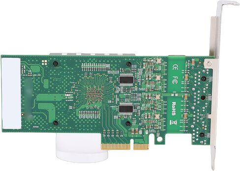 بطاقة شبكة جيجابت إيثرنت، بطاقة PCI Express X4 NIC مع 4 منافذ RJ45 ومؤشرات LED، لأجهزة الكمبيوتر المكتبية والخوادم وأجهزة الكمبيوتر الصناعية in Kuwait