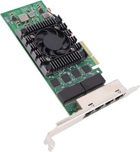 بطاقة شبكة جيجابت إيثرنت، بطاقة PCI Express X4 NIC مع 4 منافذ RJ45 ومؤشرات LED، لأجهزة الكمبيوتر المكتبية والخوادم وأجهزة الكمبيوتر الصناعية in Kuwait