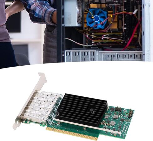 GOWENIC 25G Ethernet Network Card, Technology, Stable and Efficient Network Connection, with Low Profile Stand, for Wins 10 11 in Saudi Arabia