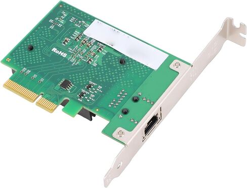 Ethernet Network Adapter Card, PCIe x4 10G Gigabit Expansion Card with Gold Plated Fingers and Heat Sink, for Controller, Server NAS Router in Saudi Arabia