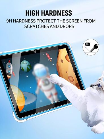 واقي شاشة لجهاز Moonka MID-1015T Android 14 للأطفال مقاس 10 بوصة، طبقة زجاجية مقواة مضادة للخدش 9H سهلة التركيب، بدون فقاعات، عبوتان in Kuwait