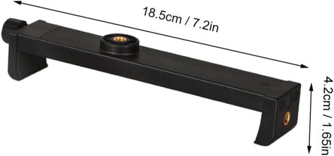 TEHAUX Tablet Holder Tripod Mount Adapter for Tablets Portable Clamp for Stable Viewing for Travel and Office Use Secure Design Prevents Accidental Slips in Saudi Arabia