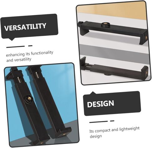 TEHAUX Tablet Holder Tripod Mount Adapter for Tablets Portable Clamp for Stable Viewing for Travel and Office Use Secure Design Prevents Accidental Slips in Saudi Arabia