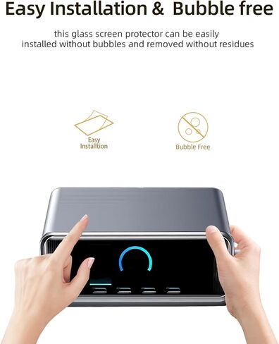 Screen Protector for Anker 140W Power Bank A2697 & 250W GaN Prime Charger A2345, HD Clear PET Film, Scratch Resistant Bubble Free Protective Cover with Easy Installation Kit (3 Pack) in Kuwait