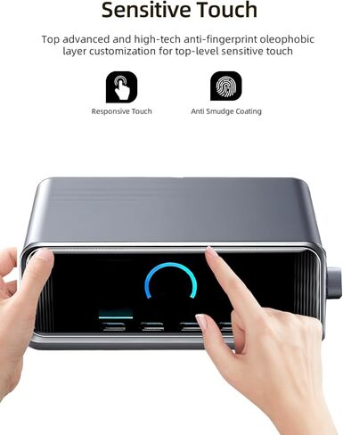 Screen Protector for Anker 140W Power Bank A2697 & 250W GaN Prime Charger A2345, HD Clear PET Film, Scratch Resistant Bubble Free Protective Cover with Easy Installation Kit (3 Pack) in Kuwait