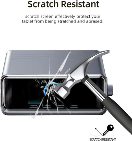 Screen Protector for Anker 140W Power Bank A2697 & 250W GaN Prime Charger A2345, HD Clear PET Film, Scratch Resistant Bubble Free Protective Cover with Easy Installation Kit (3 Pack) in Kuwait