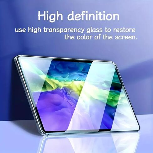 تصميم لجهاز Apple iPad MINI 4/5 (Not mini 1/2/3/6) واقي شاشة من الزجاج المقوى، مضاد للخدش، خالٍ من الفقاعات، عالي الوضوح (عبوة من قطعتين) in Saudi Arabia