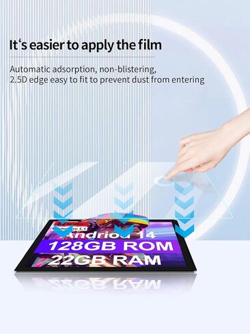 واقي شاشة لجهاز ZIOVO Z168 Android 14 Tablet 10.1 بوصة 2024 جديد، مضاد للخدش 9H صلابة اللمس حساس 2.5D حواف مستديرة خالية من الفقاعات، سهل التركيب، عبوتان. in Kuwait