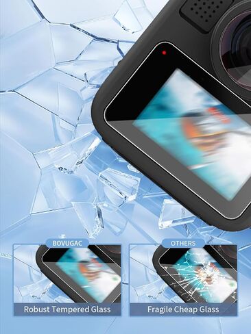 [عبوة من 3 قطع] لفيلم شاشة من الزجاج المقوى GoPro Max2 Canera وفيلم واقي عدسة TPU، واقي شاشة لـ GoPro Max 2، مضاد للخدش وحساس in Kuwait