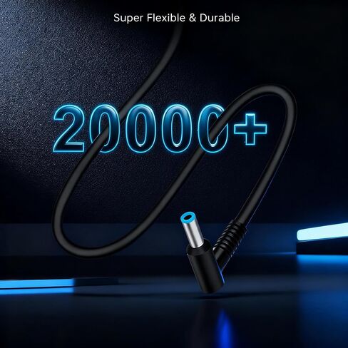 شاحن كمبيوتر QFA 65W 45W متوافق مع شاحن الكمبيوتر المحمول HP محول الطاقة الذكي ذو الطرف الأزرق in Kuwait