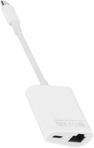 Qiilu USB C to Ethernet Adapter for Card Converter - TypeC Wired Network Solution for and Performance in Saudi Arabia