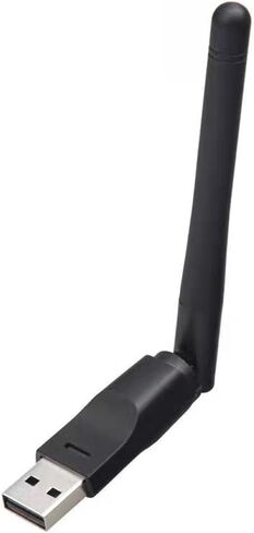 محول USB واي فاي بسرعة 150 ميجابت في الثانية، محول بطاقة الشبكة اللاسلكية MT7601 لسطح المكتب والكمبيوتر المحمول ويندوز، نظام تشغيل ماك، لينكس، لجهاز فك التشفير G Media V7 S5X V7 PRO in Kuwait