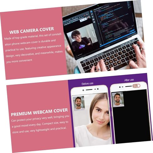 3pcs Sliding Webcam Covers for Laptop Phone Privacy Lens Protectors Webcam Privacy Cover Computer Laptop Slide Cute in Saudi Arabia