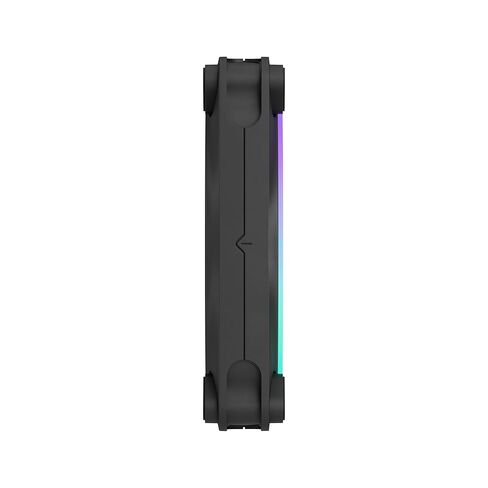 Fractal Design Momentum 12 RGB-Silent PC Case Fan-120 mm-ARGB Gen2-16 LEDs-Liquid Crystal Polymer LCP blades-FDB Fluid Dynamic Bearing-Cooling Performance-Powerful Airflow-Quiet Operation-Black-3 pack in Saudi Arabia