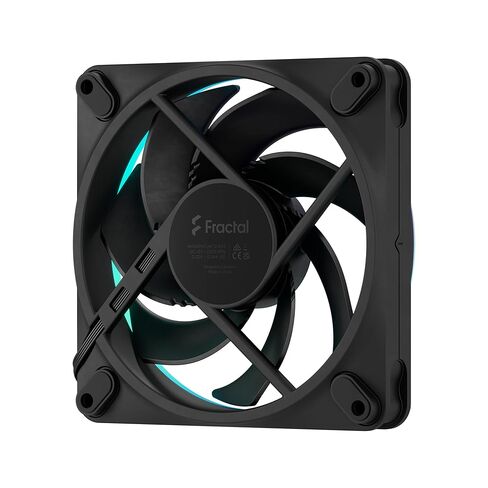 Fractal Design Momentum 12 RGB-Silent PC Case Fan-120 mm-ARGB Gen2-16 LEDs-Liquid Crystal Polymer LCP blades-FDB Fluid Dynamic Bearing-Cooling Performance-Powerful Airflow-Quiet Operation-Black-3 pack in Saudi Arabia