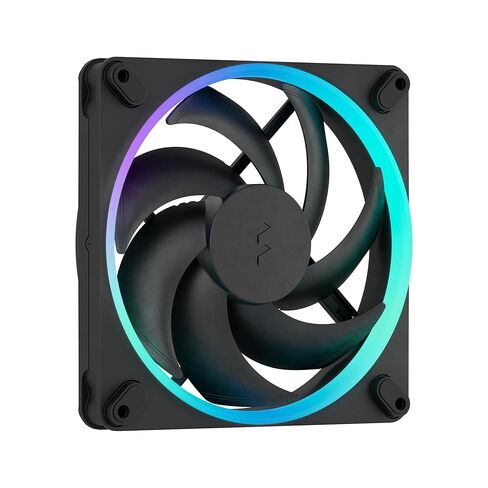 Fractal Design Momentum 12 RGB-Silent PC Case Fan-120 mm-ARGB Gen2-16 LEDs-Liquid Crystal Polymer LCP blades-FDB Fluid Dynamic Bearing-Cooling Performance-Powerful Airflow-Quiet Operation-Black-3 pack in Saudi Arabia