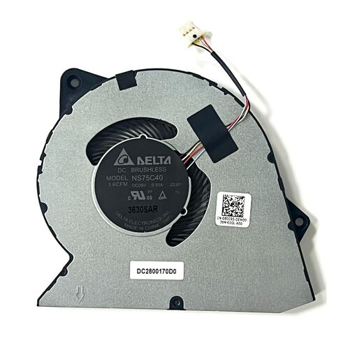 مروحة تبريد وحدة المعالجة المركزية البديلة لجهاز Dell Inspiron 15 3510 3511 3515 3520 3525 3530 3535، Vostro 3510 3420 3250 Series Laptop in Saudi Arabia
