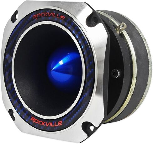 Rockville CH102SP Bundle: Chuchero Audio Enclosure Box, (2) RXM88 8 in Mid Bass Drivers, (2) RT4 3 in Tweeters, Kevlar Cone, Titanium Compression Horn, 5 Items in Saudi Arabia