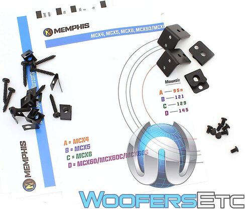 ممفيس MCX4 4 بوصة 30 وات RMS 2-Way MClass Series مكبرات صوت محورية in Saudi Arabia