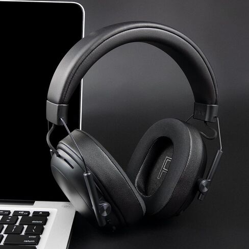 استبدال وسائد الأذن من جل التبريد SOULWIT لسماعات الألعاب اللاسلكية Razer BlackShark V3/BlackShark V3 X HyperSpeed، وسائد الأذن من نسيج الحرير الجليدي، وإسفنج الذاكرة عالي الكثافة - أسود in Kuwait