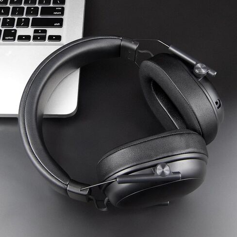 استبدال وسائد الأذن من جل التبريد SOULWIT لسماعات الألعاب اللاسلكية Razer BlackShark V3/BlackShark V3 X HyperSpeed، وسائد الأذن من نسيج الحرير الجليدي، وإسفنج الذاكرة عالي الكثافة - أسود in Kuwait