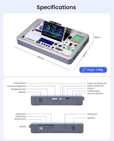 مجموعة محطة التعلم والتطوير الكل في واحد CrowPi 3 Al (المجموعة الأساسية) in Kuwait
