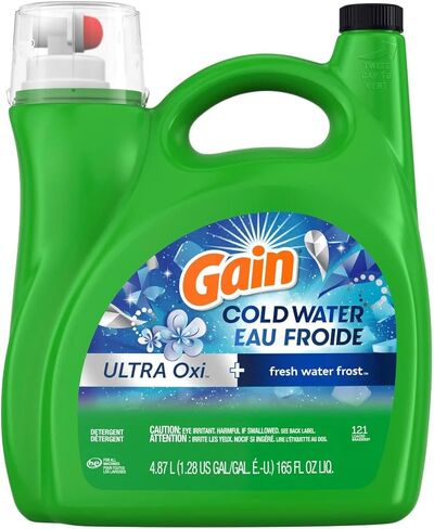 Gain + Aroma Boost Liquid Laundry Detergent, Moonlight Breeze Scent, 78 Loads, 113 fl oz, HE Compatible (Pack of 2) in Kuwait