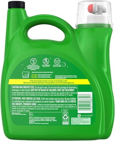 Gain + Aroma Boost Liquid Laundry Detergent, Moonlight Breeze Scent, 78 Loads, 113 fl oz, HE Compatible (Pack of 2) in Kuwait
