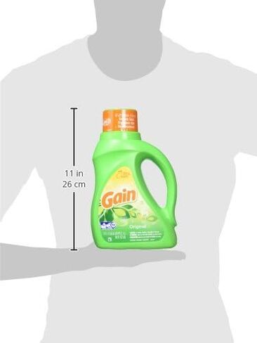 Gain + Aroma Boost Liquid Laundry Detergent, Moonlight Breeze Scent, 78 Loads, 113 fl oz, HE Compatible (Pack of 2) in Kuwait