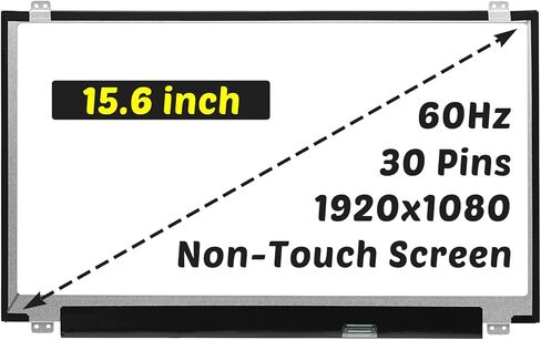 بديل لجهاز Dell Vostro 15 3558 3559 3580 3581 3582 3583 3584 3590 7570 7580 لشاشة LCD الدقة 7510 1920x1080 15.6 بوصة 30 دبابيس 60 هرتز لوحة عرض LED (لشاشة غير تعمل باللمس فقط) in Saudi Arabia