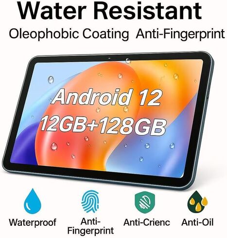عبوتان لجهاز Urao C107 Android 14 Tablet 10.1 بوصة، واقي شاشة من الزجاج المقوى المقاوم للخدش 9H خالٍ من الفقاعات لجهاز ZOFYWNAS 10 بوصة/Higrace c107/Freeski 10.1 بوصة للكمبيوتر اللوحي in Kuwait
