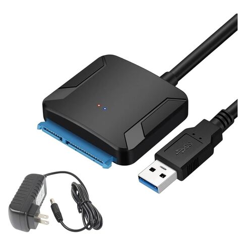 كابل محول Sata إلى USpB 3.0 USB 3.0 كابل محول القرص الصلب يدعم 2.5/3.5 بوصة خارجي SSD HDD محول القرص الصلب للكمبيوتر المحمول الجديد 2026 عالي لمكونات إلكترونية موثوقة in Kuwait