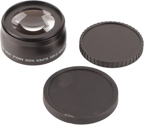 58mm Wide Angle Macro Lens, 0.45X Magnification for Camera, with 62mm Front Thread for Filters, Compatible with 58mm Diameter Lenses in Saudi Arabia