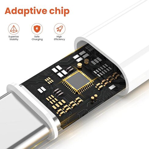 كابل CarPlay للسيارة لهاتف iPhone 15 16 17 سلك شاحن، [4 عبوات، 3FT&6FT] USB A إلى USB C أسلاك شحن سريعة لهاتف iPhone 17 pro/17 pro max/17 air/16 Plus/16 Pro/16 Pro Max/16e، Pixel، Galaxy، Note in Kuwait