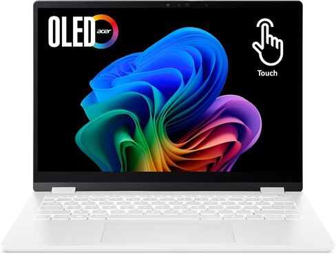 أيسر سويفت إيدج 14 AI مساعد الطيار + الكمبيوتر | شاشة لمس 14.5 بوصة 3K OLED Gorilla Glass Matte Pro 120 هرتز | معالج Intel Core Ultra 7 258 فولت | Intel ARC 140V | 32 جيجابايت LPDDR5X | 1 تيرابايت SSD | Wi-Fi 7 | SFE14-51T-75PZ in Saudi Arabia