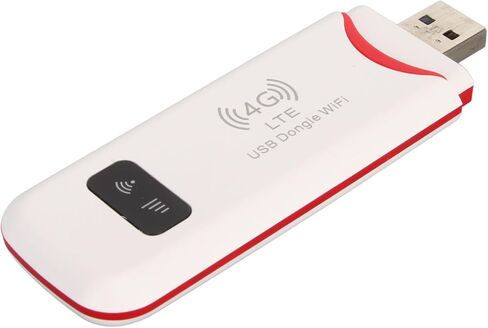 Dioche USB Mobile WiFi 4G USB Mobile WiFi - جهاز توجيه لاسلكي محمول عالي السرعة، يدعم الاتصال المتزامن لـ 10 أجهزة، مناسب للهواتف وأجهزة الكمبيوتر المحمولة وأجهزة التلفزيون الذكية، in Saudi Arabia