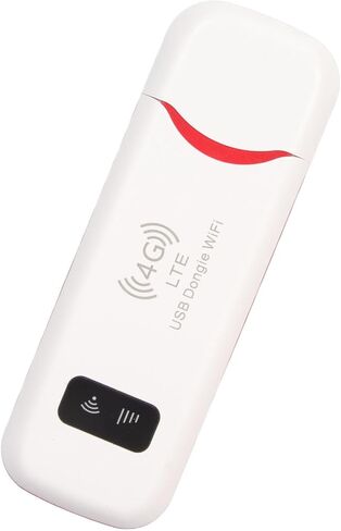 Dioche USB Mobile WiFi 4G USB Mobile WiFi - جهاز توجيه لاسلكي محمول عالي السرعة، يدعم الاتصال المتزامن لـ 10 أجهزة، مناسب للهواتف وأجهزة الكمبيوتر المحمولة وأجهزة التلفزيون الذكية، in Saudi Arabia