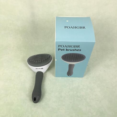 POAHGBR Pet brushes - Professional Double-Sided Deshedding Comb for Dogs and Cats, 2-in-1 Pin Brush & Bristle Brush, Reduces Shedding, Removes Tangles in Saudi Arabia