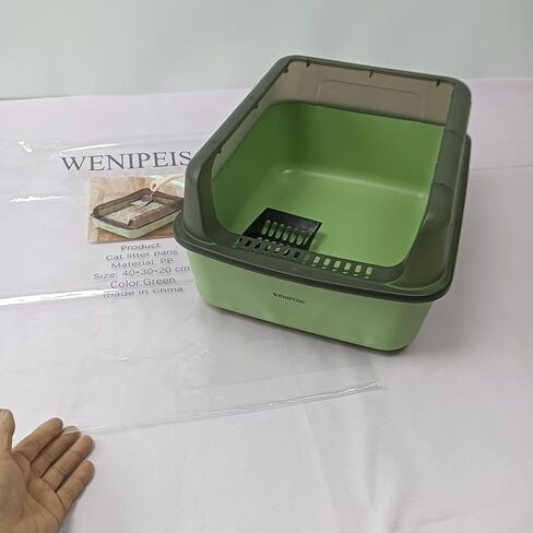 وعاء فضلات القطط من WENIPEISC، سطح غير لاصق، بطانات صديقة للبيئة للاستعمال مرة واحدة in Saudi Arabia