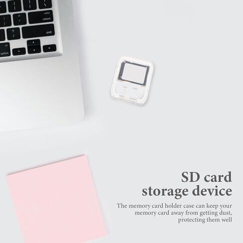 24pcs 24pcs Transparent Memory Card Storage Cases Organizer for Micro and Standard Cards Portable Container for Wallet and Daily Use in Saudi Arabia