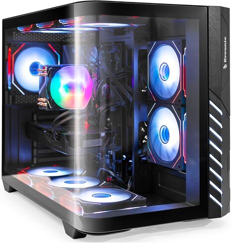 Liquid Cooling Gaming PC Desktop,12th Gen i7-12700KF, GeForce RTX 4060 8GB Graphics, 32GB DDR4 RGB RAM, 1TB NVMe SSD, 800W Power Supply, Windows 11 Pro,Plug and Play Desktop Computer in Saudi Arabia