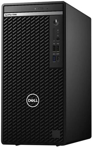 Dell Optiplex 5080 Mini Tower Desktop Computer - Intel Core i5-10500 32GB RAM 512GB SSD - Intel Integrated Graphics - Windows 11 Pro - Wireless Keyboard & Mouse (Renewed) in Kuwait