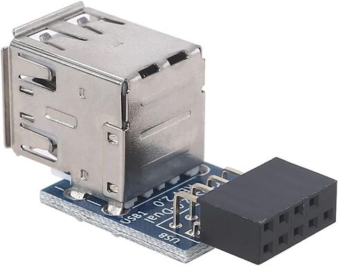 محول USB 2.0 أنثى بطبقتين، وموسع بطاقة اللوحة الأم بمنفذين in Kuwait