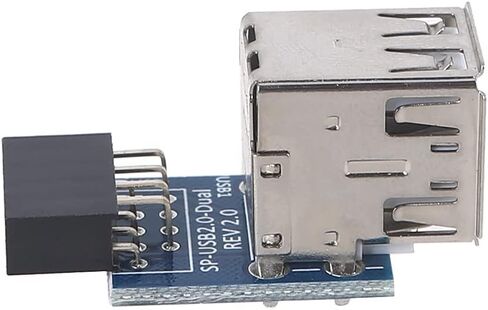 محول USB 2.0 أنثى بطبقتين، وموسع بطاقة اللوحة الأم بمنفذين in Kuwait