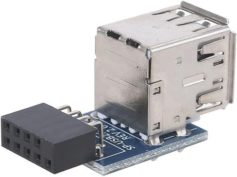 محول USB 2.0 أنثى بطبقتين، وموسع بطاقة اللوحة الأم بمنفذين in Kuwait