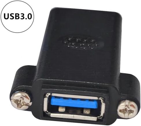 USB3.0 أنثى إلى أنثى كابل مقرنة USB3.0 أنثى إلى أنثى لوحة محول تركيب لمزامنة البيانات والشحن موثوقة in Kuwait