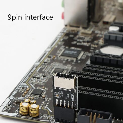 USB2.0 إلى محول النوع E USB2.0 9PIN أنثى إلى النوع E محول رأس متين in Kuwait