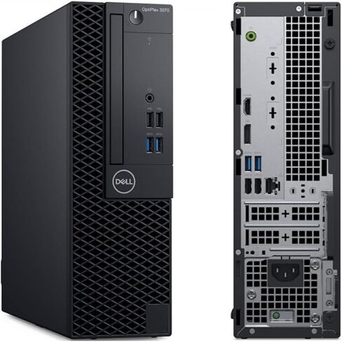 Dell OptiPlex 3070 Desktop Computer PC Intel Core i5-9500 6-Cores, 16GB DDR4 Ram, 256GB SSD, 22 inch LED Monitor, WiFi, Keyboard & Mouse, Windows 11 Pro (Renewed) in Kuwait