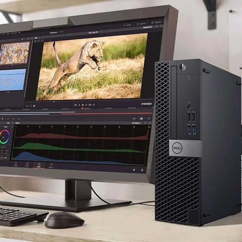 Dell OptiPlex 3070 Desktop Computer PC Intel Core i5-9500 6-Cores, 16GB DDR4 Ram, 256GB SSD, 22 inch LED Monitor, WiFi, Keyboard & Mouse, Windows 11 Pro (Renewed) in Kuwait